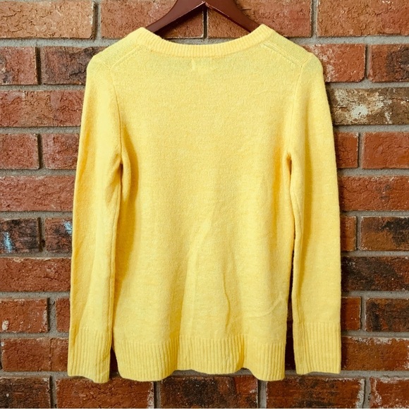 Old Navy Golden Yellow Long Sleeve Crewneck Sweater - Picture 4 of 4